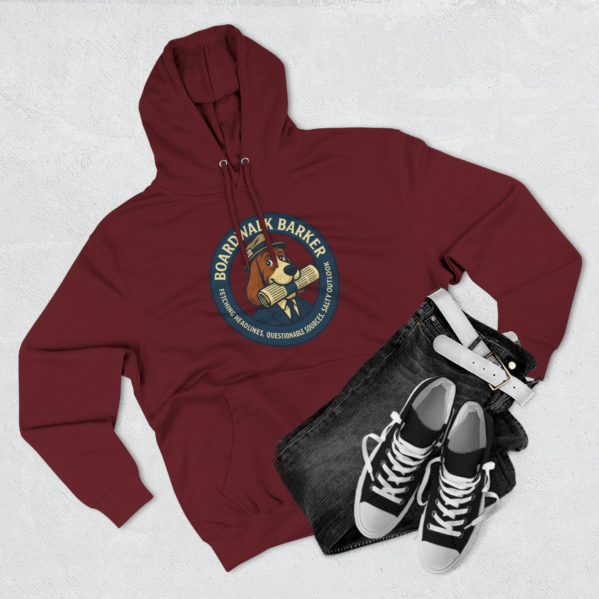 Boardwalk Barker Classic Logo Hoodie
