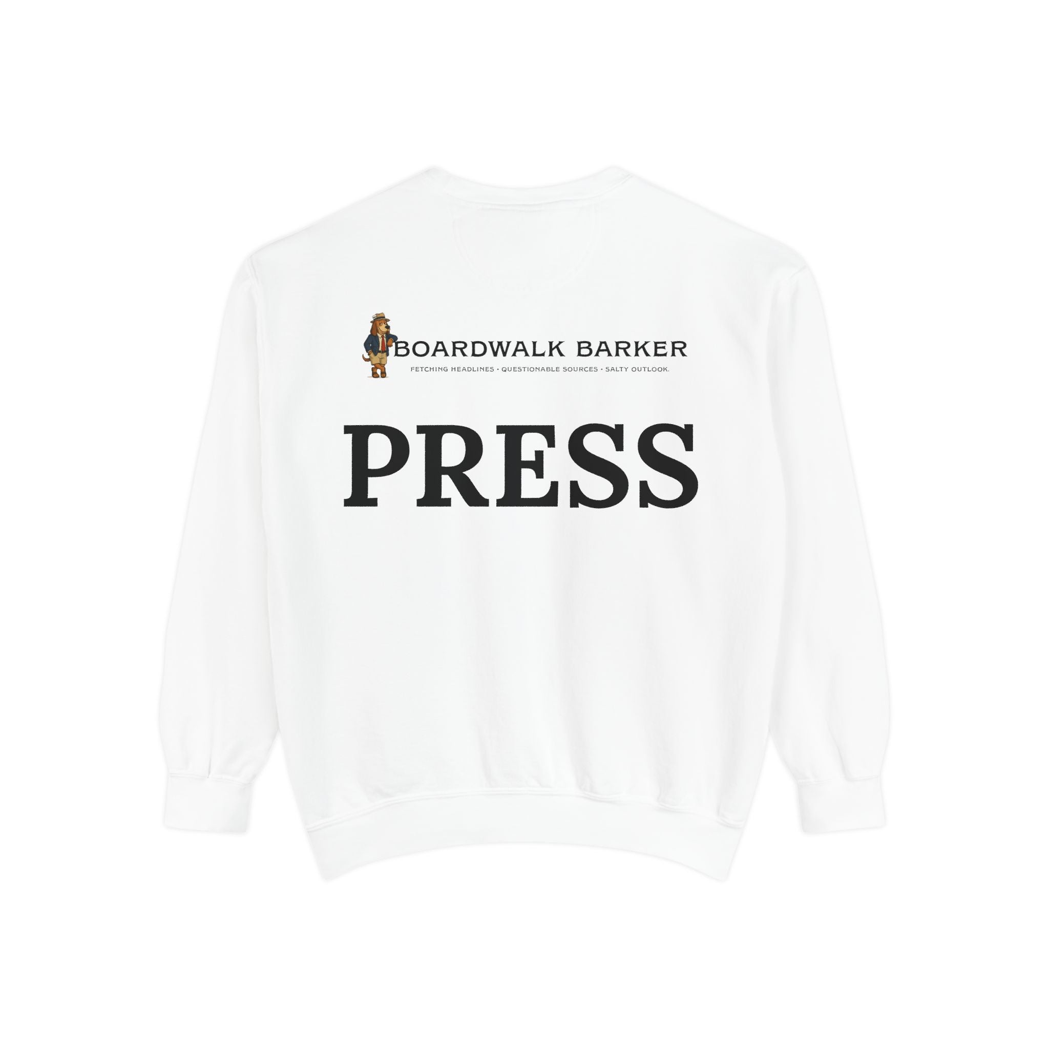 Boardwalk Barker “Press Crew” Premium Sweatshirt