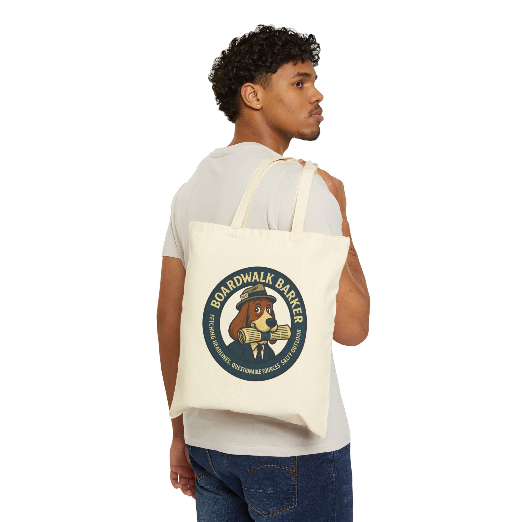 Boardwalk Barker Logo Tote – Rehoboth Beach, Ocean City