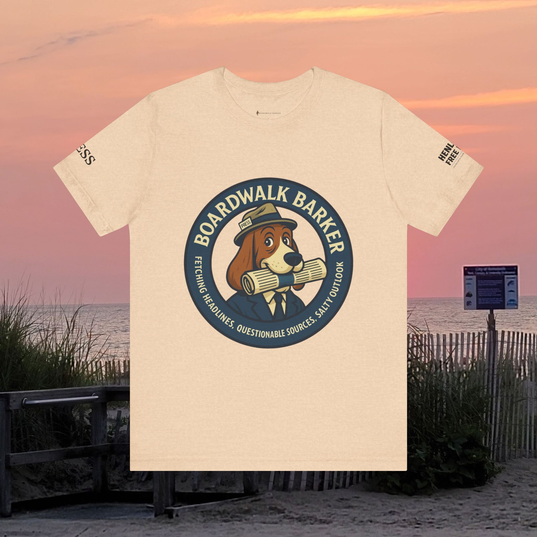 Boardwalk Barker “Official Press Edition” Premium Tee