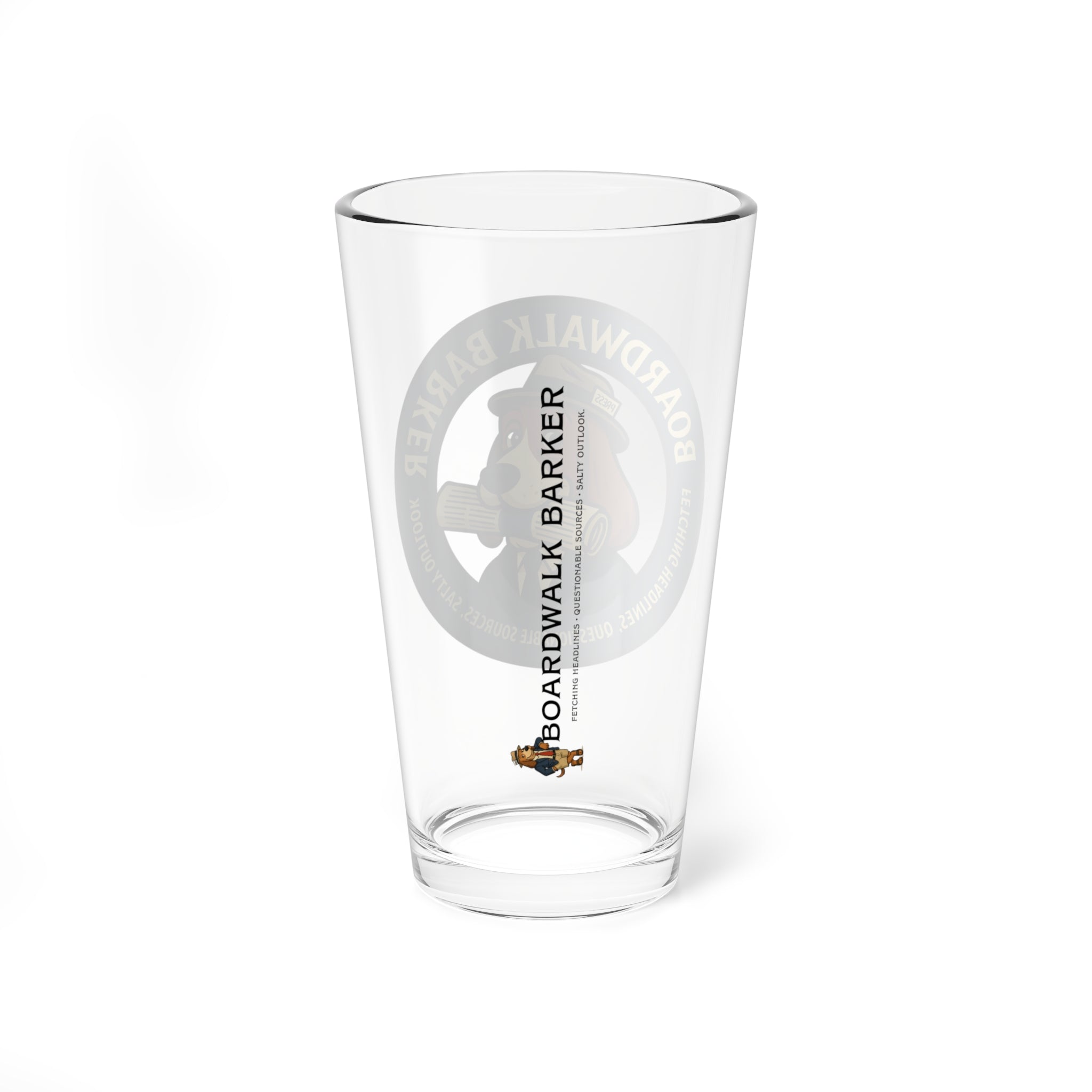 Boardwalk Barker Pint Glass – “Salty Outlook” Edition