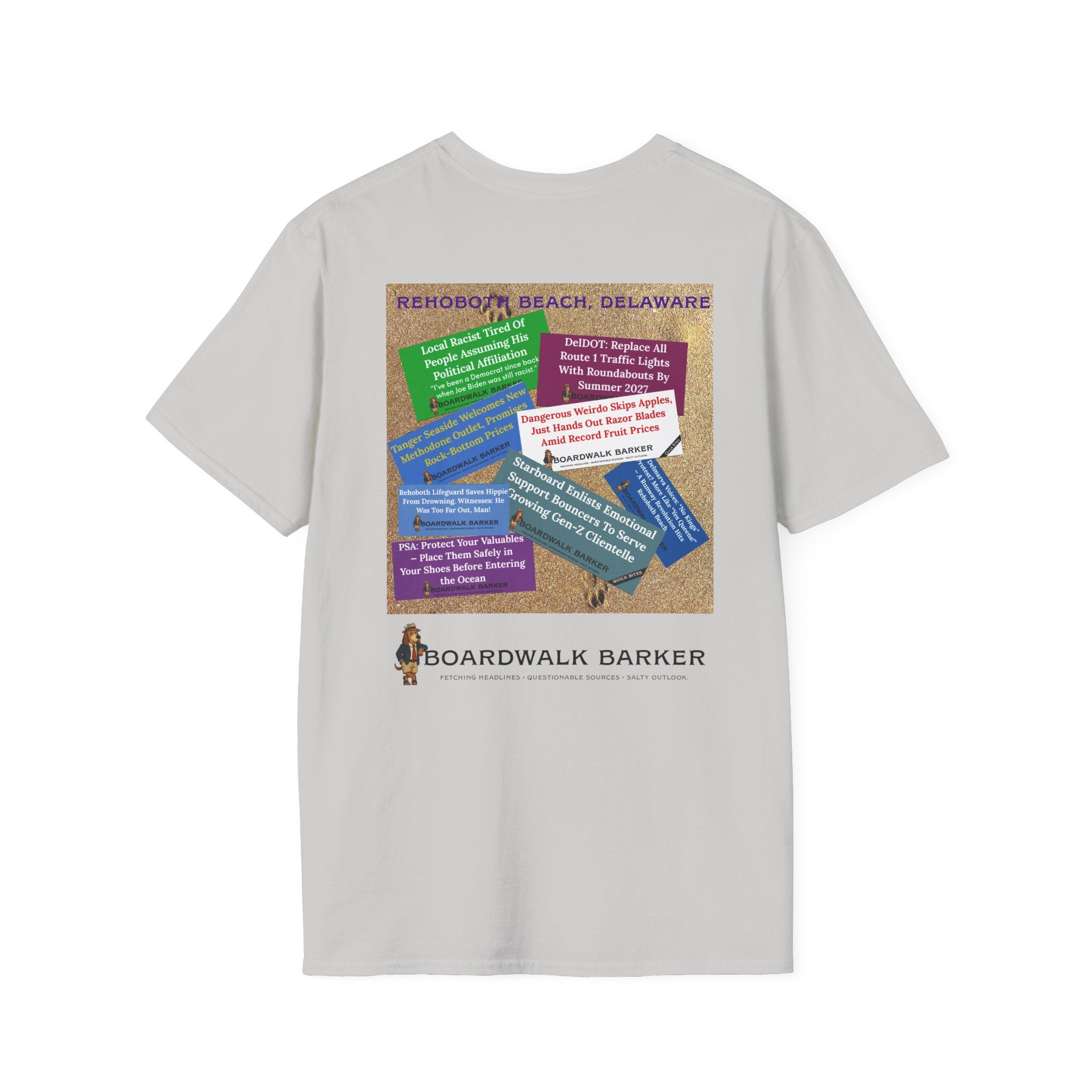 Boardwalk Barker “Headlines” Tee