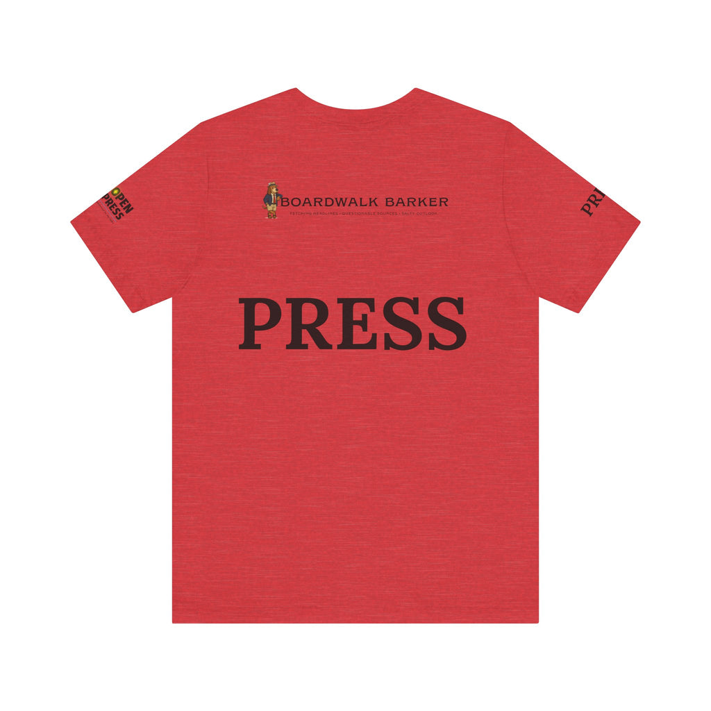 Boardwalk Barker “Official Press Edition” Premium Tee