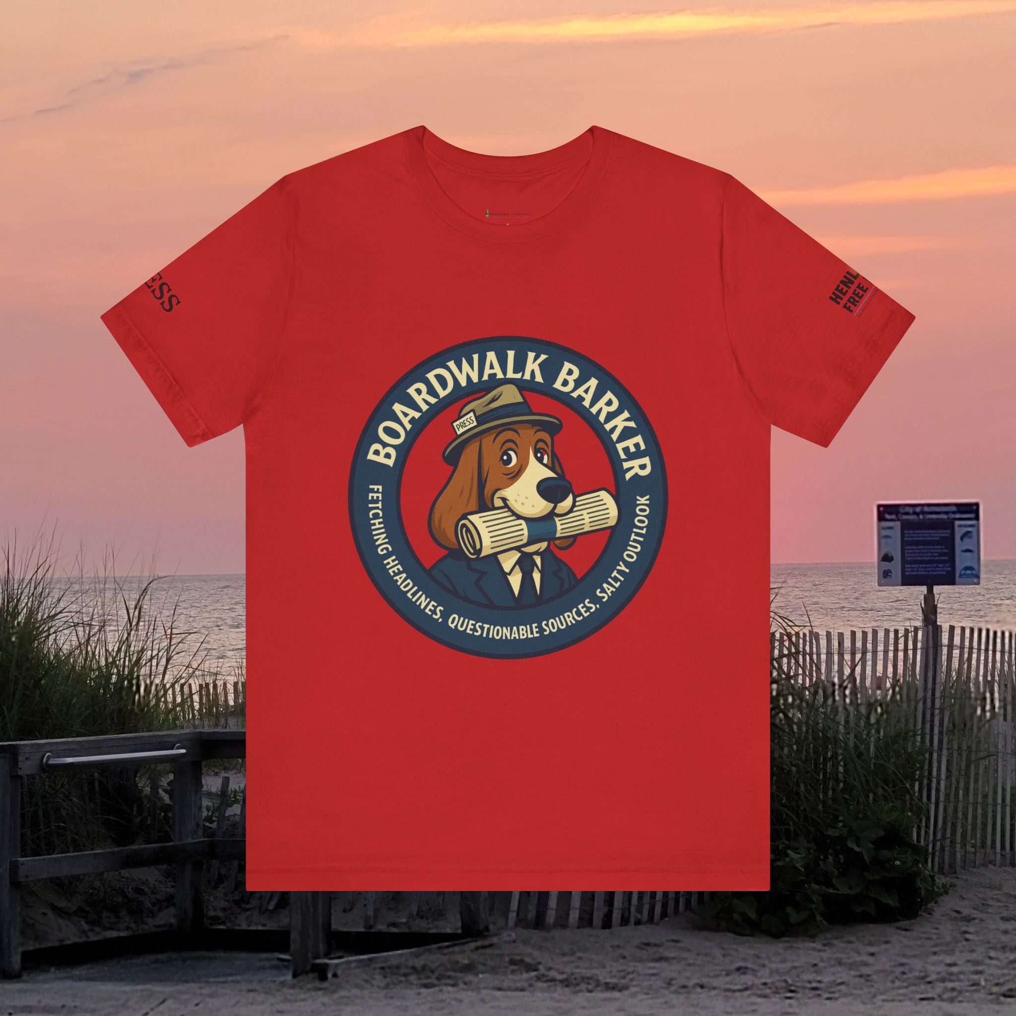 Boardwalk Barker “Official Press Edition” Premium Tee