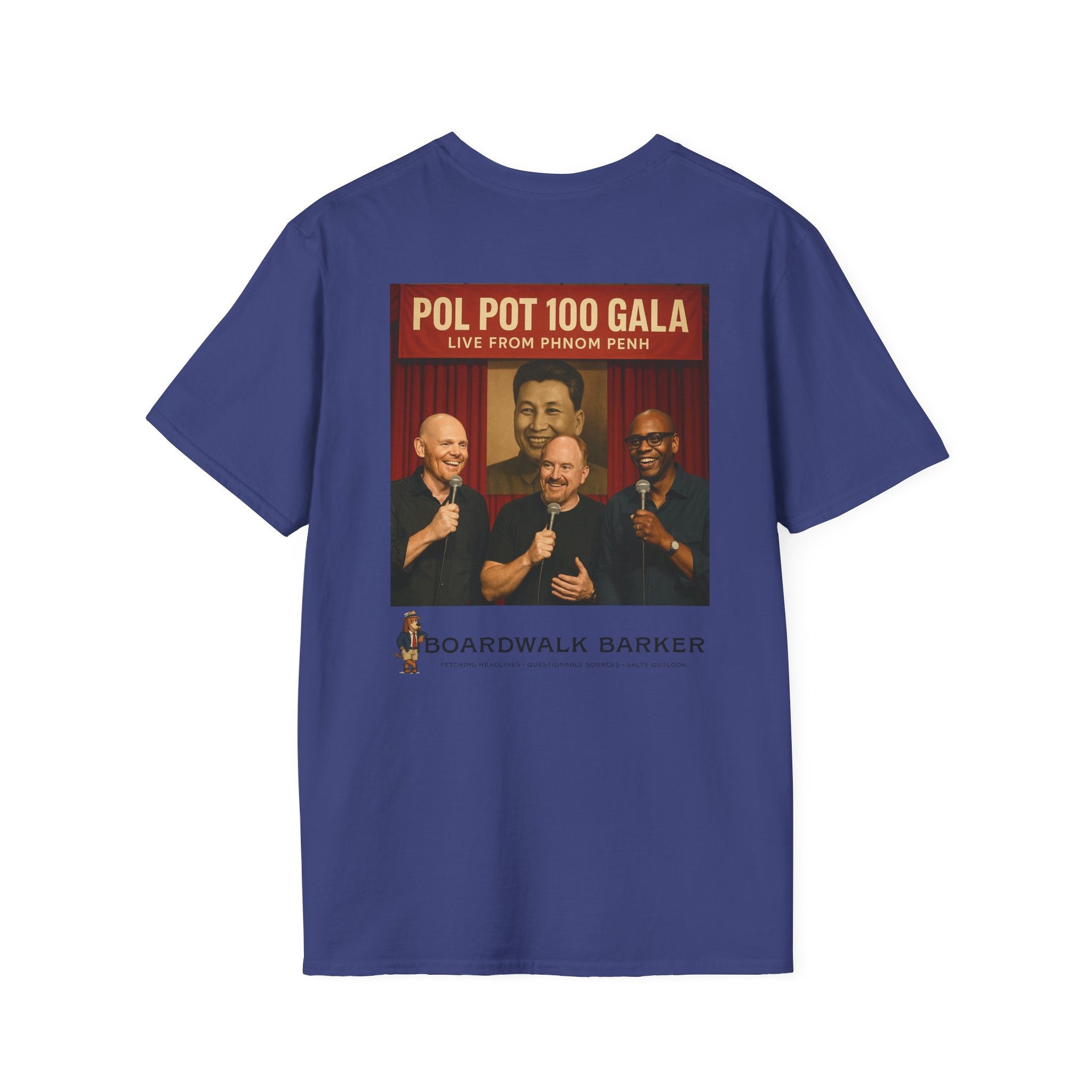 Boardwalk Barker “Holiday in Cambodia Comedy Gala” Tee