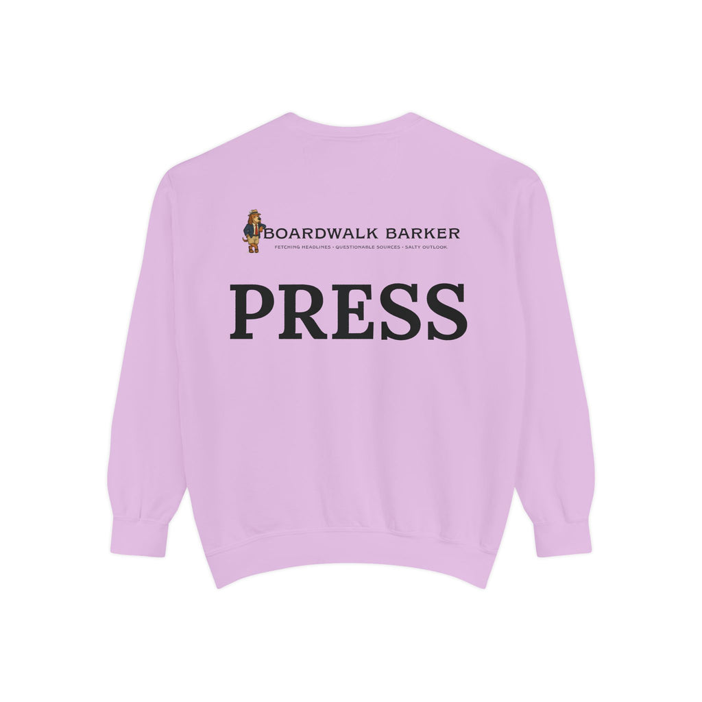 Boardwalk Barker “Press Crew” Premium Sweatshirt