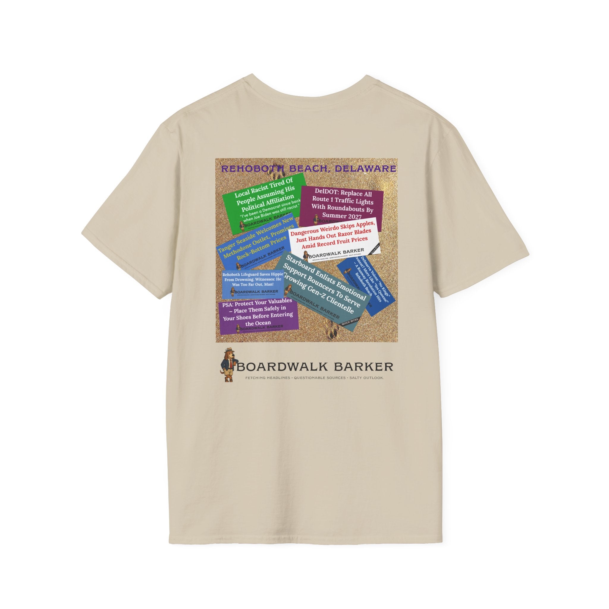 Boardwalk Barker “Headlines” Tee