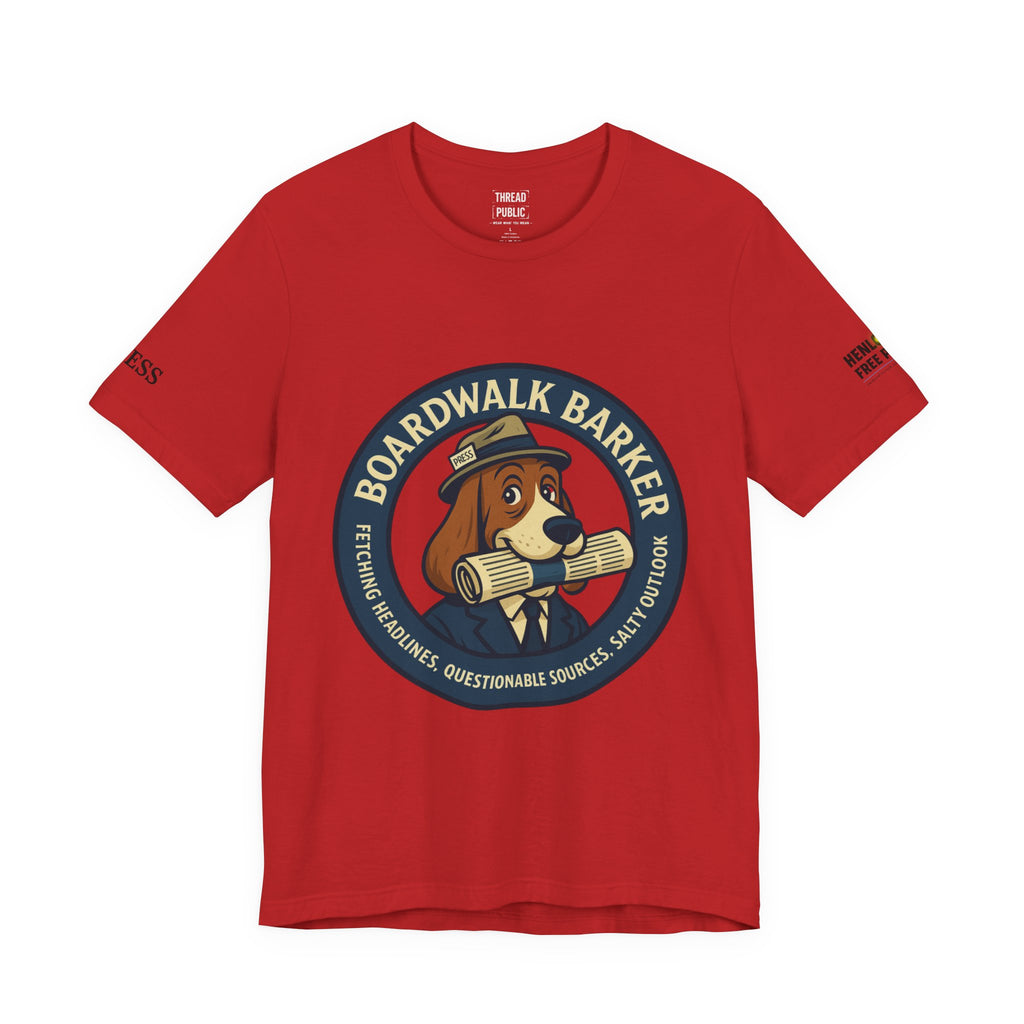 Boardwalk Barker “Official Press Edition” Premium Tee