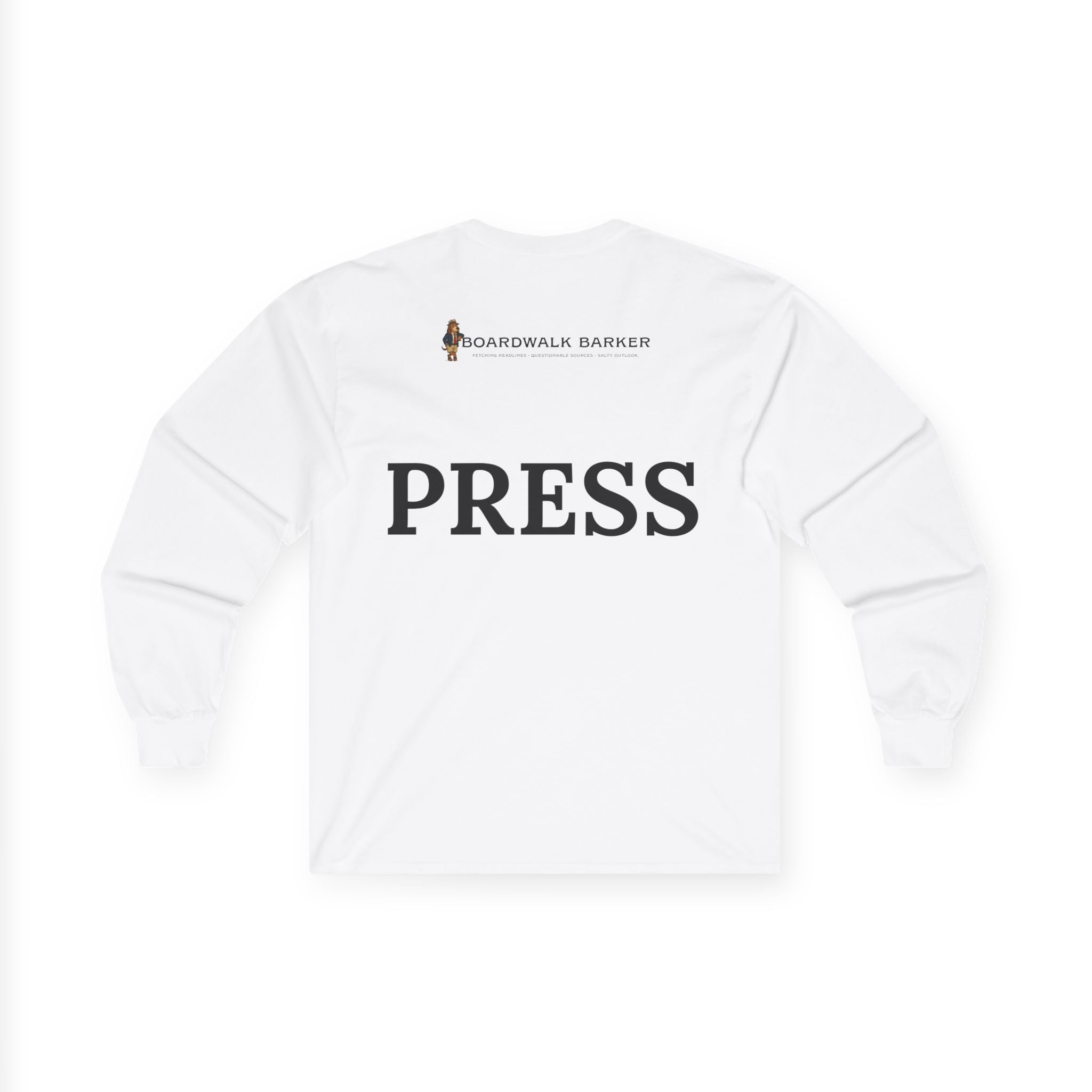 Boardwalk Barker Long Sleeve Logo Shirt – PRESS Back Print