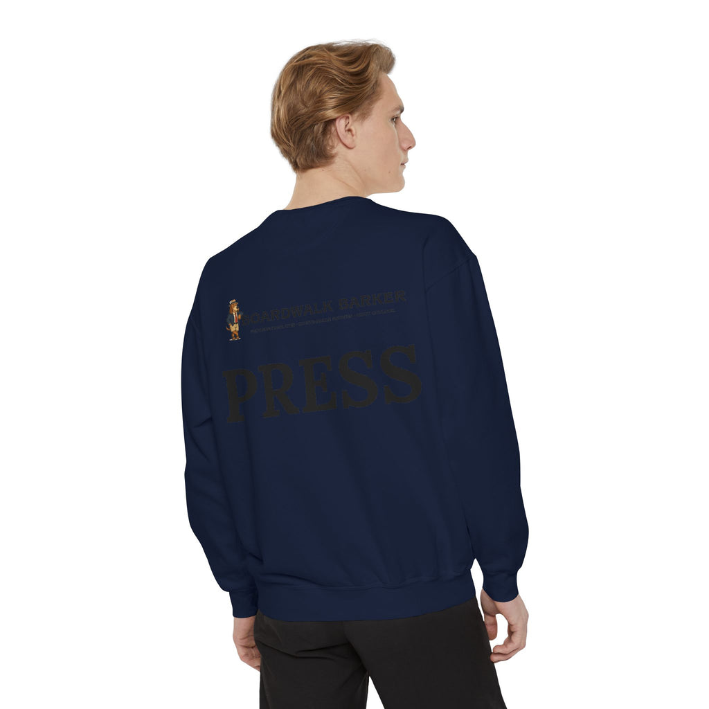 Boardwalk Barker “Press Crew” Premium Sweatshirt